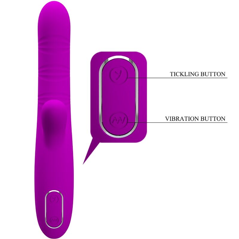 Pretty love - angelique vibrador multifunción + estimulador
