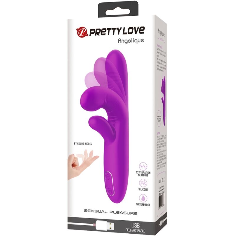 Pretty love - angelique vibrador multifunción + estimulador