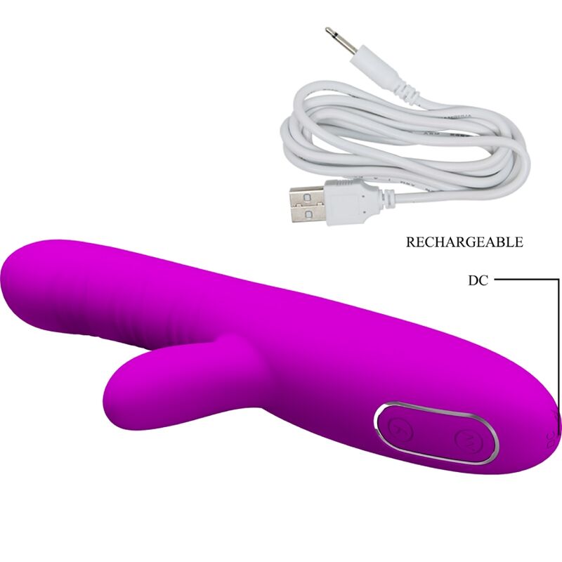 Pretty love - angelique vibrador multifunción + estimulador