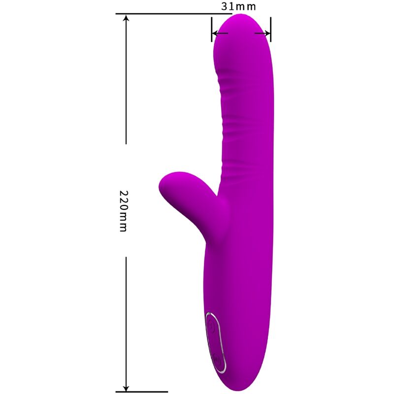 Pretty love - angelique vibrador multifunción + estimulador