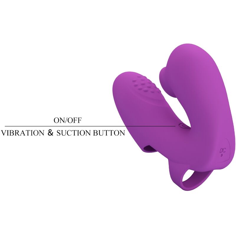 Pretty love - athena vibrador de dedo con estimulador