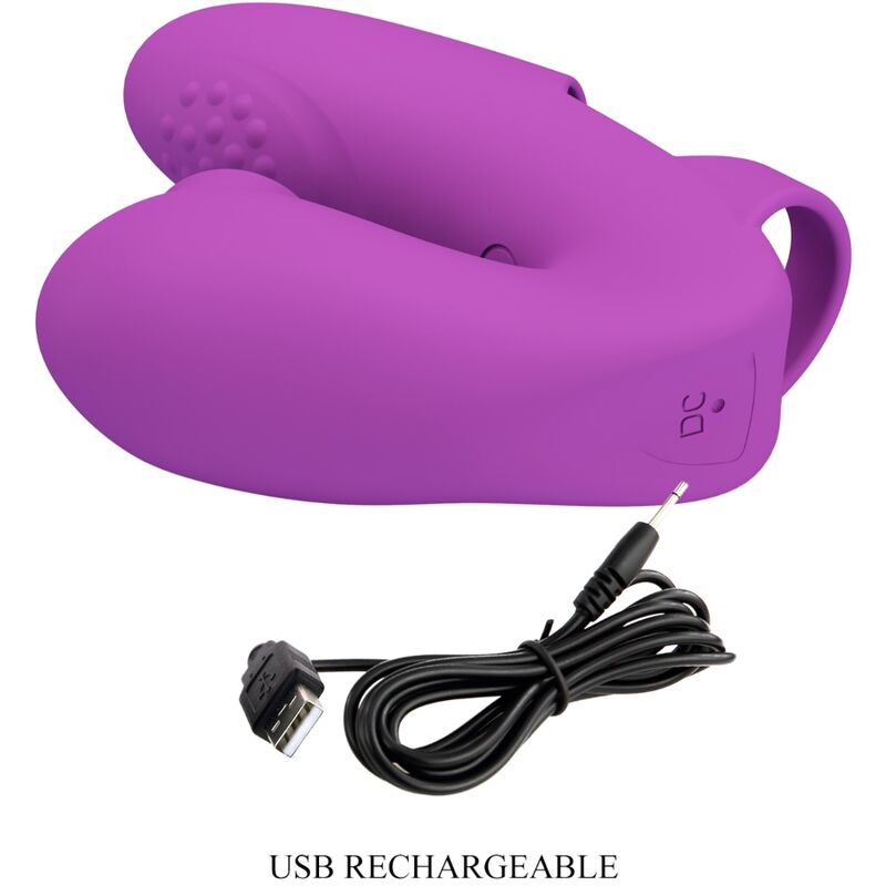Pretty love - athena vibrador de dedo con estimulador