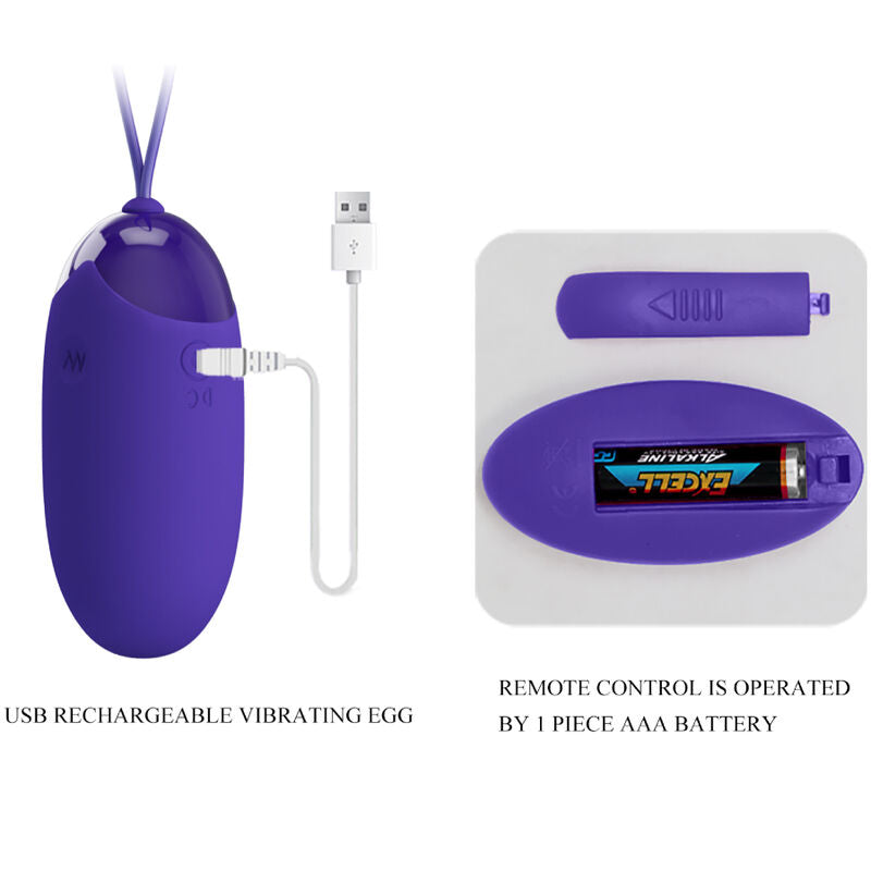Pretty love - berger youth huevo vibrador control remoto