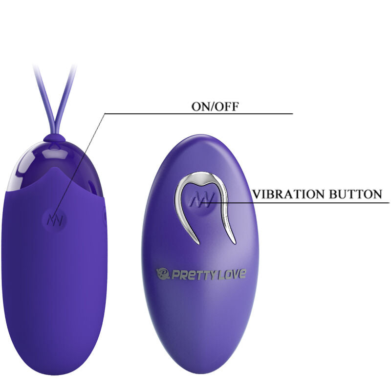Pretty love - berger youth huevo vibrador control remoto