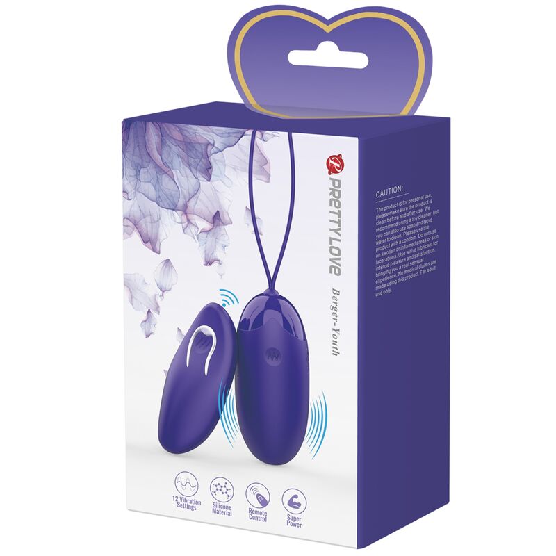 Pretty love - berger youth huevo vibrador control remoto