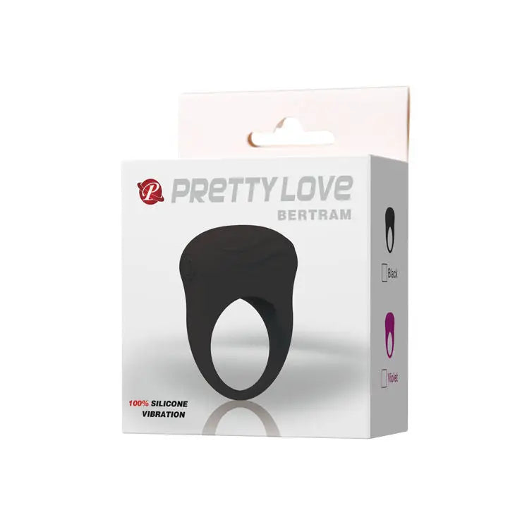 Pretty love - bertram anillo vibrador negro