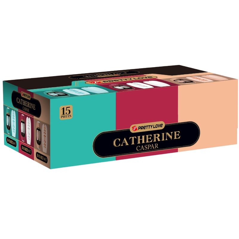 Pretty love - caspar pack 15 mastrubadores masculinos