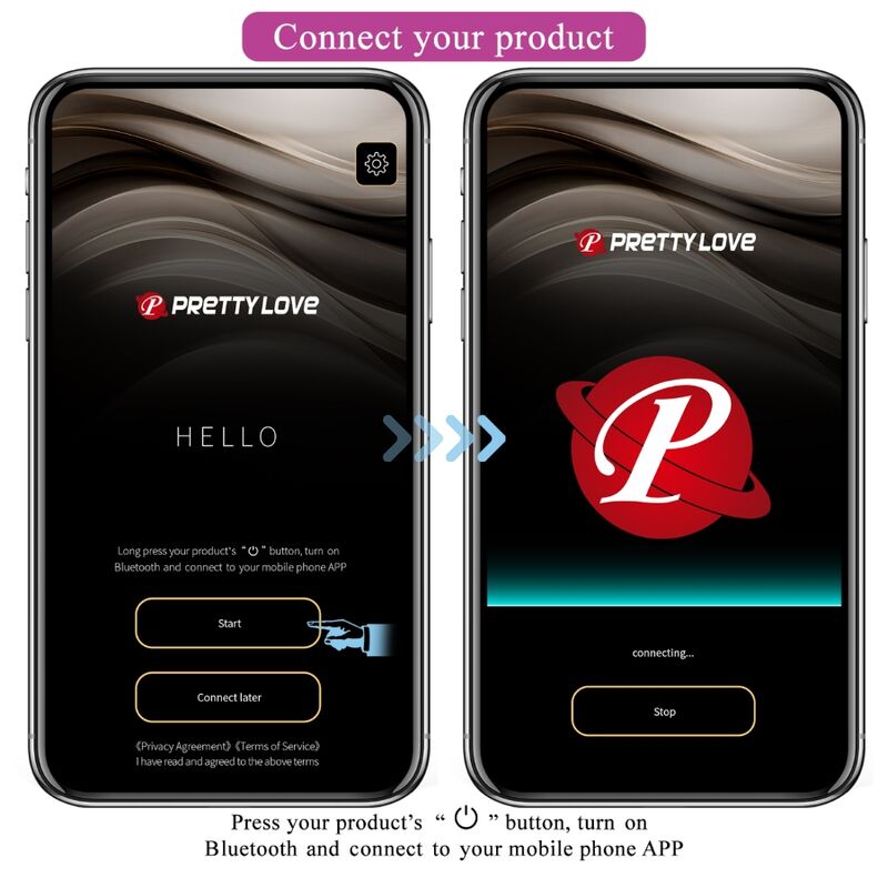 Pretty love - casper huevo vibrador recargable morado