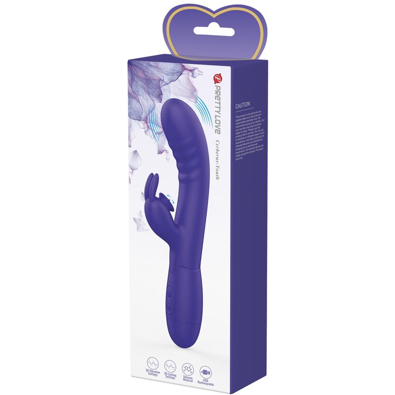 Pretty love - cerberus youth vibrador rabbit violeta