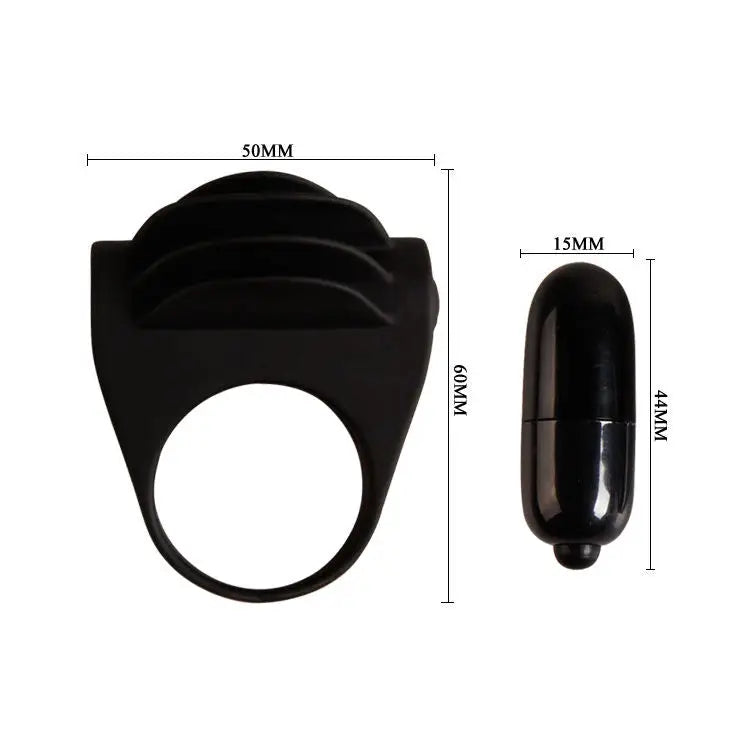 Pretty love - chester anillo vibrador negro