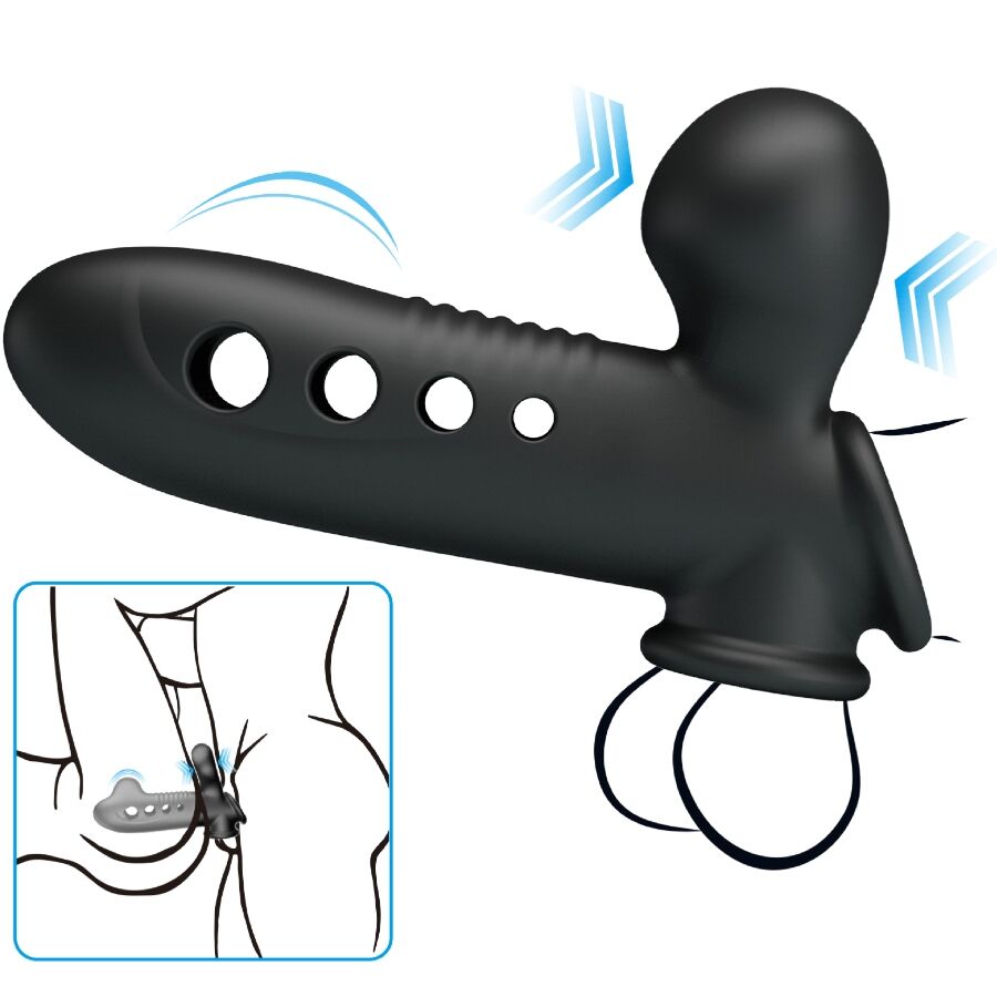 Pretty love - crane funda para pene con airbag negro