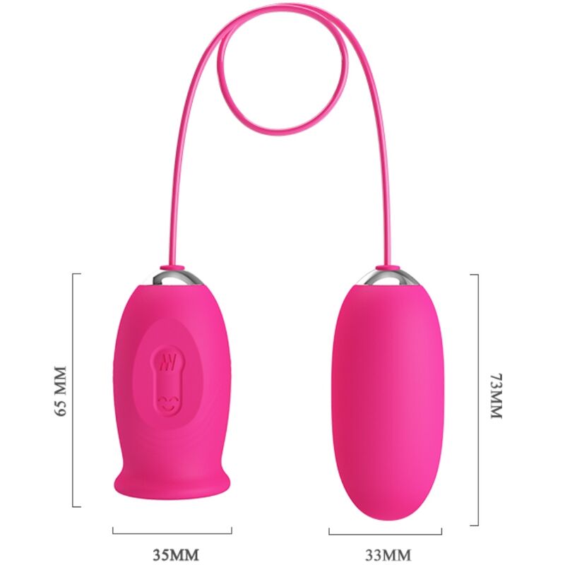 Pretty love - daisy huevo vibrador + lengua estimuladora