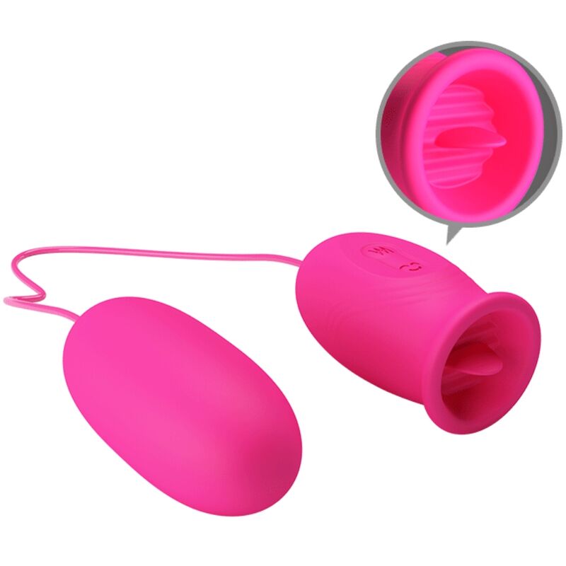 Pretty love - daisy huevo vibrador + lengua estimuladora