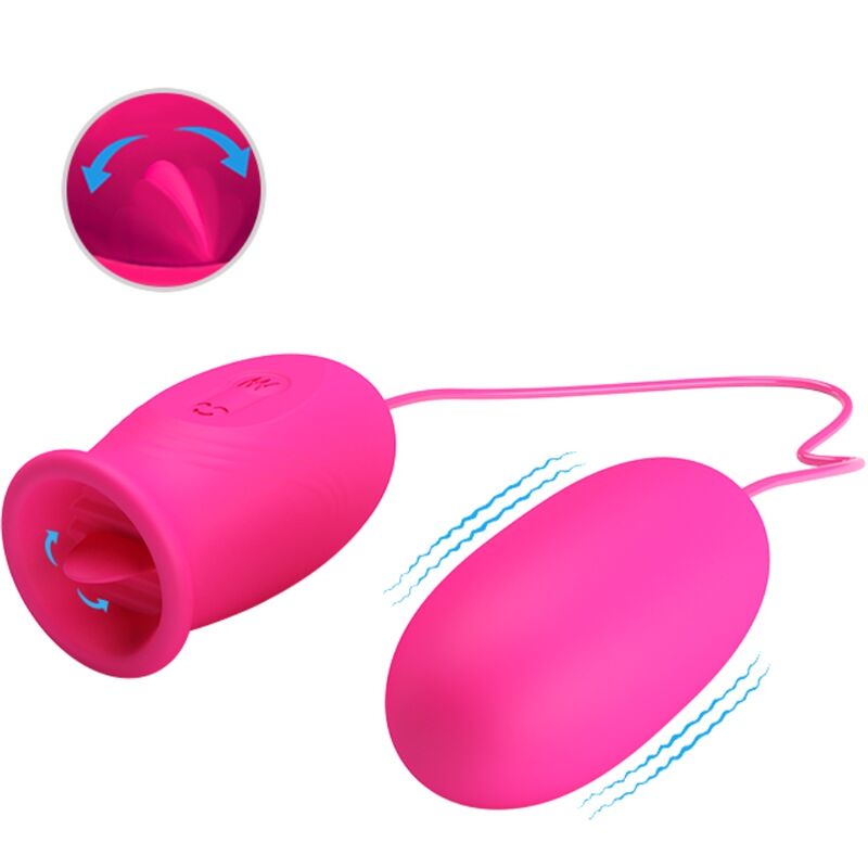 Pretty love - daisy huevo vibrador + lengua estimuladora
