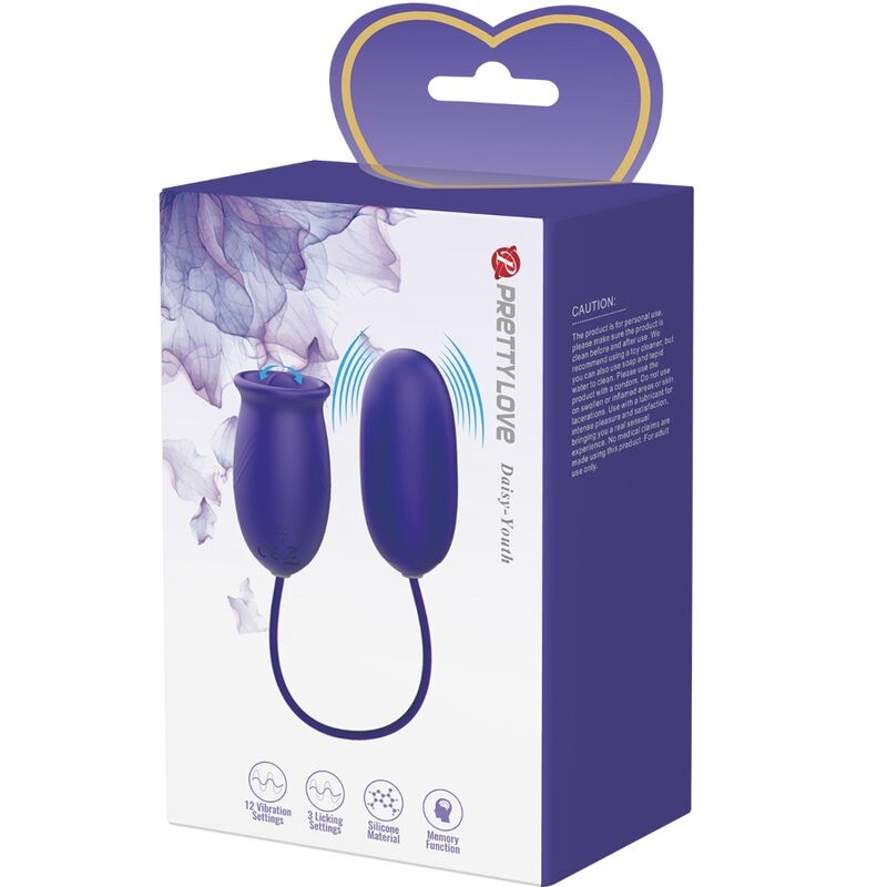 Pretty love - daisy youth estimulador vibrador recargable