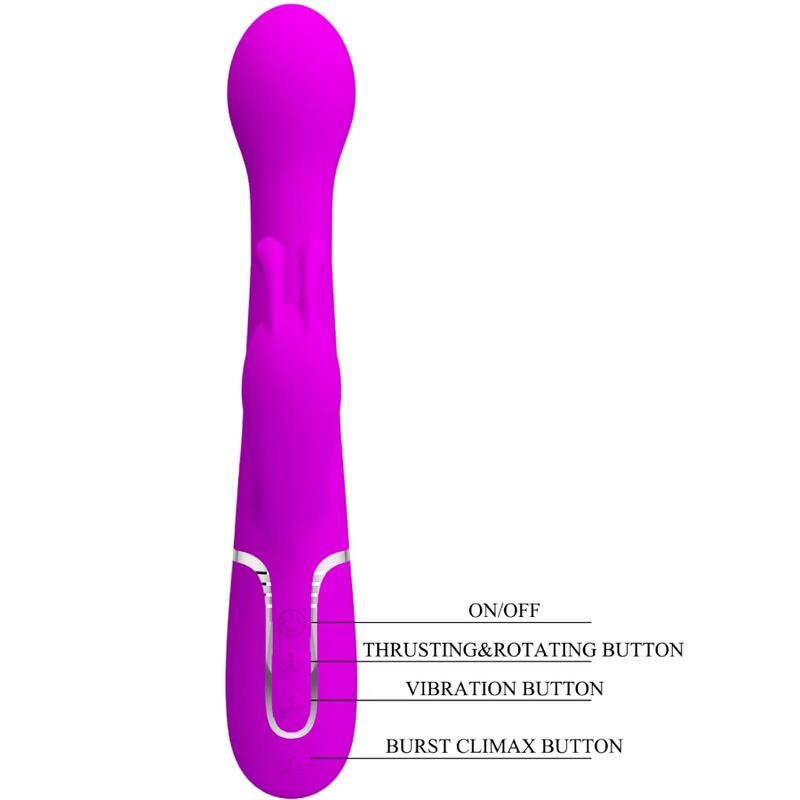 Pretty love - dejon vibrador rabbit 3 en 1 multifunción