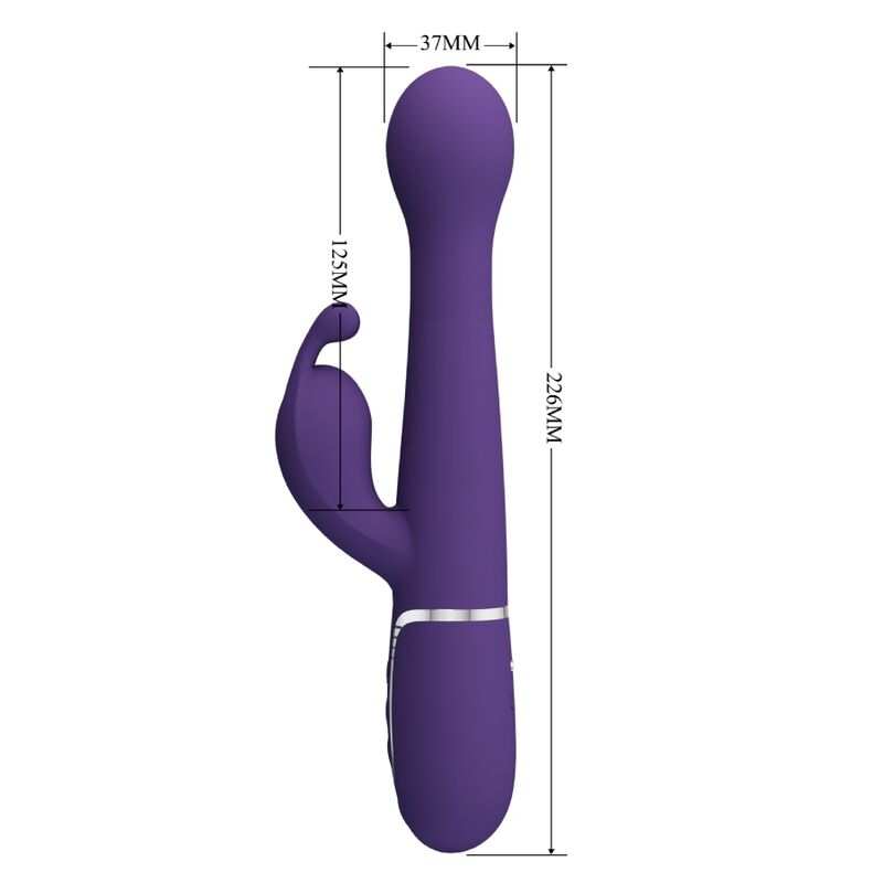 Pretty love - dejon vibrador rabbit 3 en 1 multifunción