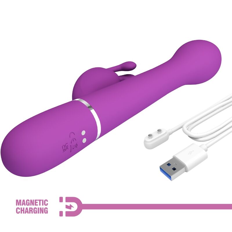 Pretty love - dejon vibrador rabbit multifunción 3 en 1