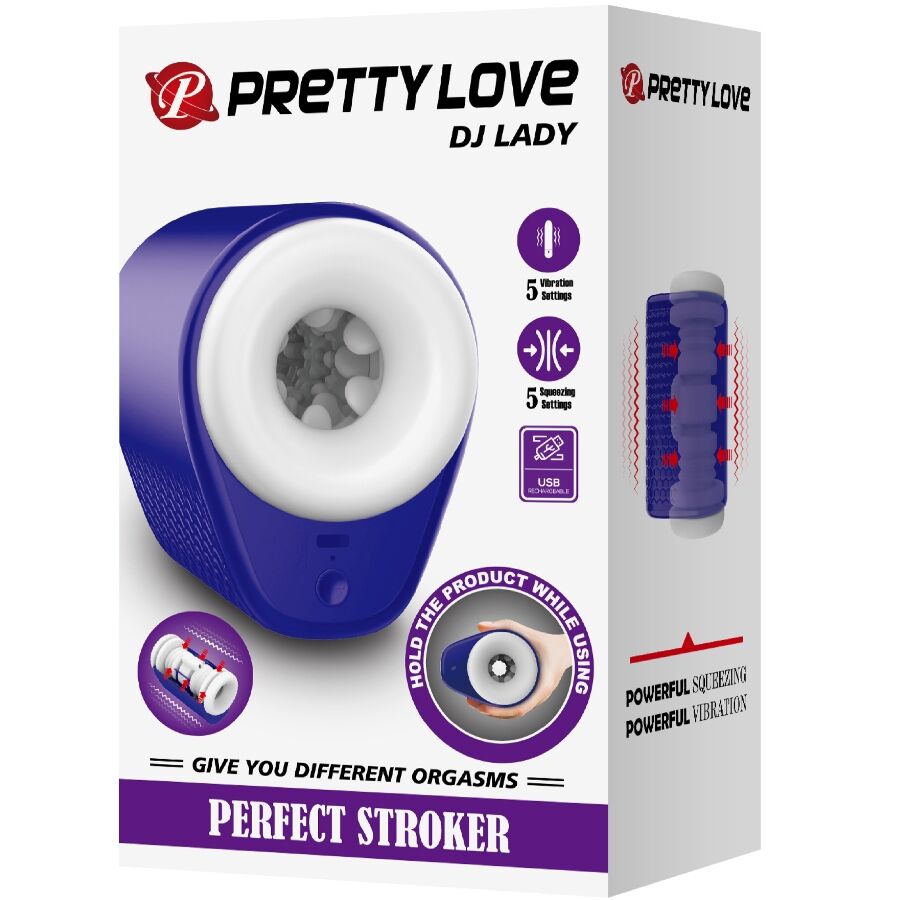 Pretty love - dj lady masturbador masculino con vibración 5