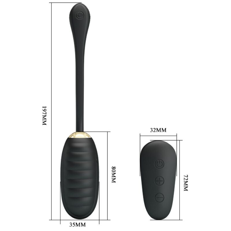 Pretty love - doreen huevo vibrador de lujo recargable
