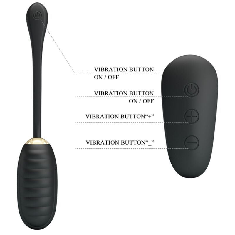 Pretty love - doreen huevo vibrador de lujo recargable