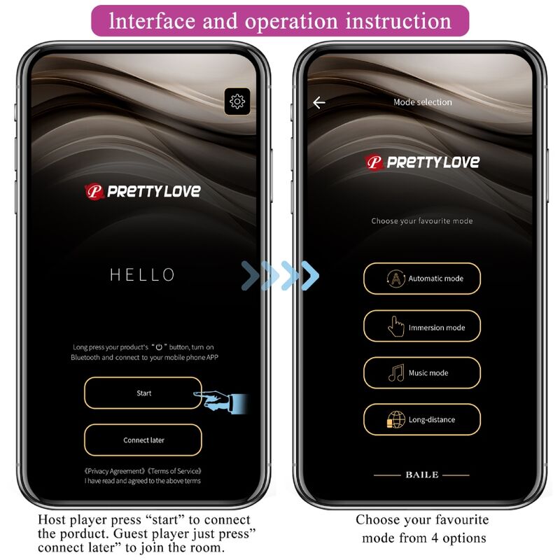 Pretty love - elvira kegel balls app control remoto morado