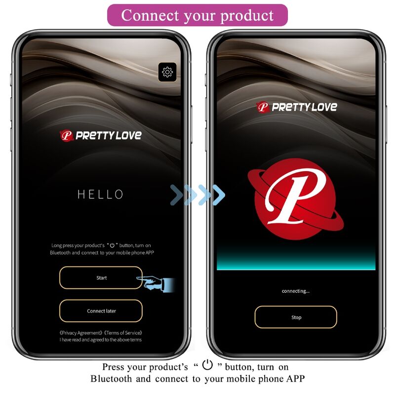 Pretty love - elvira kegel balls app control remoto morado