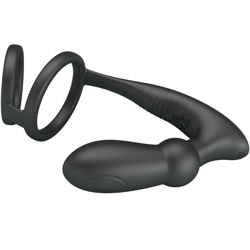 Pretty love - emoni anillo pene + plug anal 12 vibraciones