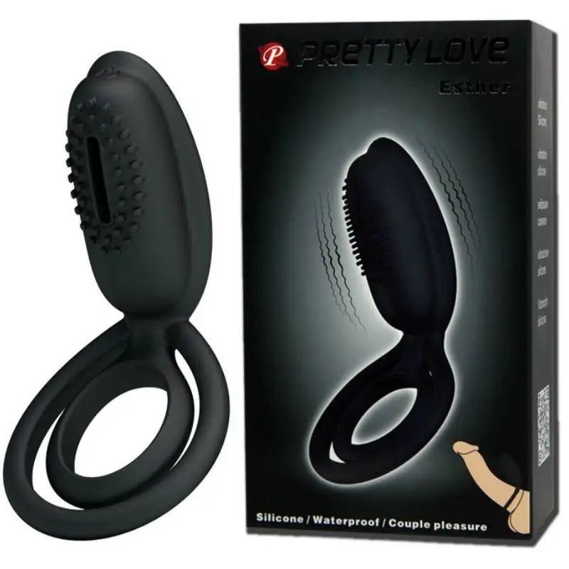 Pretty love - esther anillo vibrador con estimulador