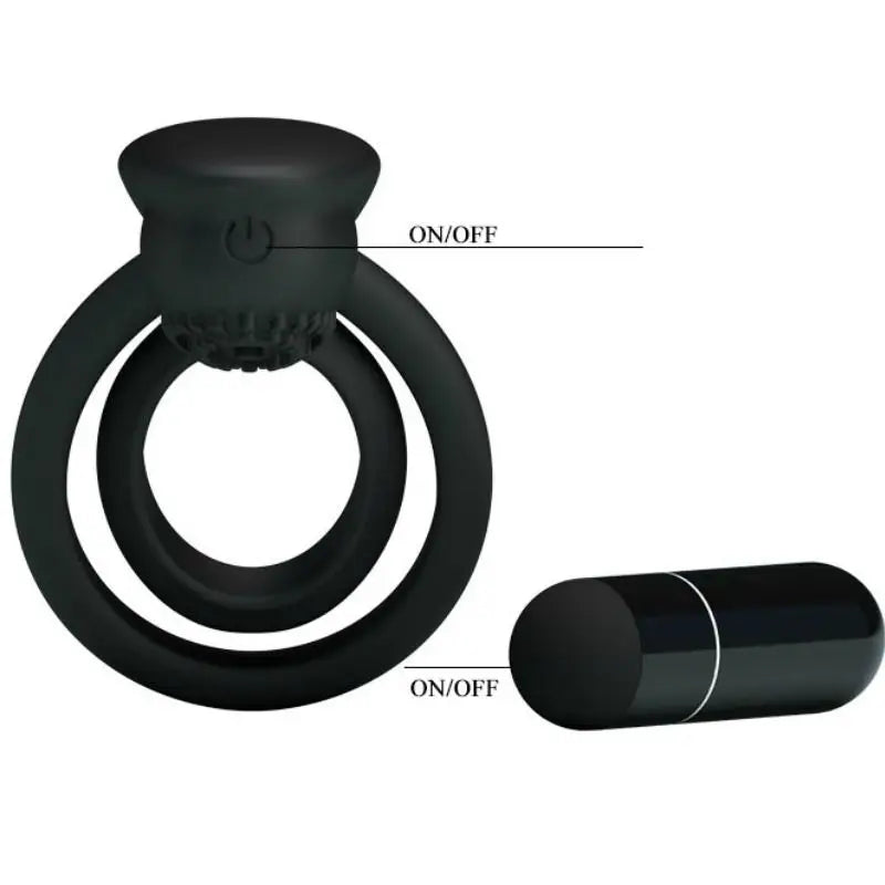 Pretty love - esther anillo vibrador con estimulador