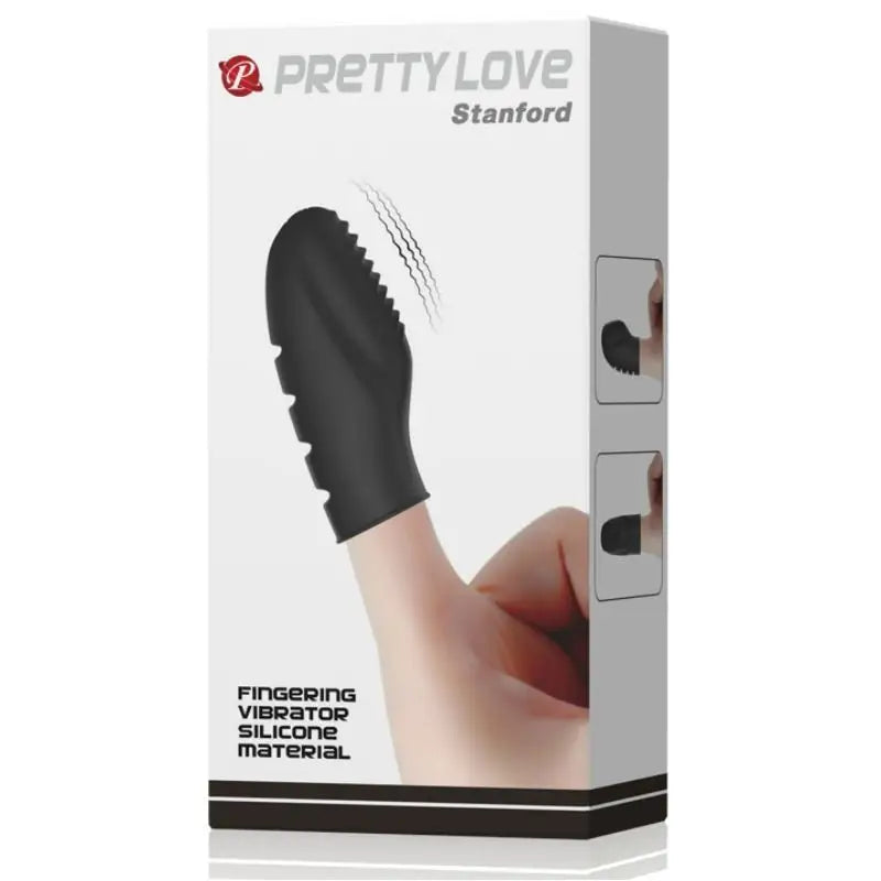 Pretty love - flirtation dedal con vibración stanford negro