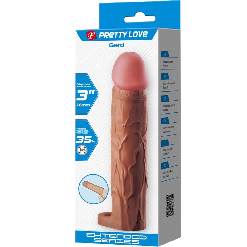 Pretty love - gerd funda para pene con extensión de 7.6 cm