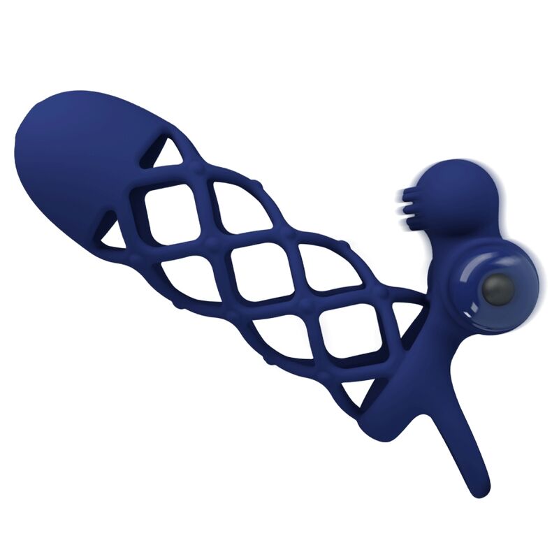 Pretty love - giann anillo vibrador con funda de silicona