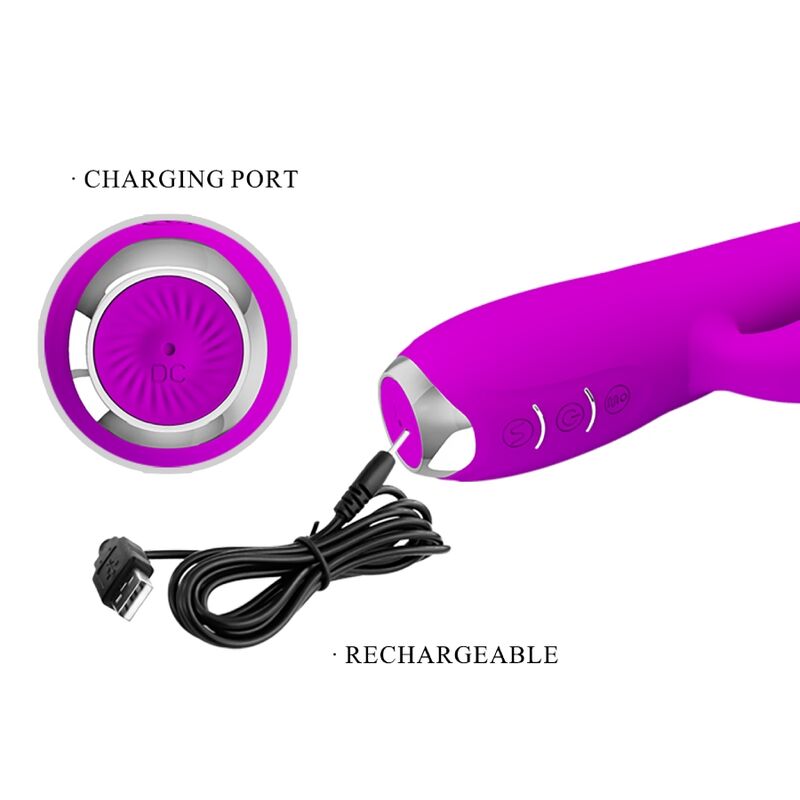 Pretty love - gloria vibrador conejo recargable-impermeable