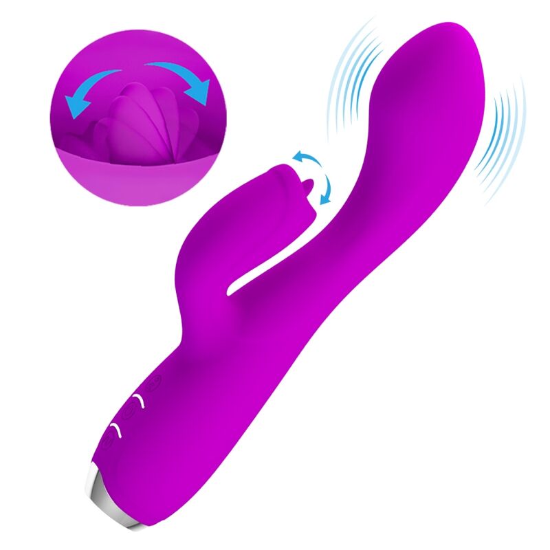 Pretty love - gloria vibrador conejo recargable-impermeable