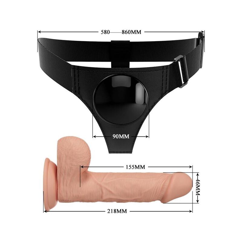 Pretty love - harness briefs arnés universal con dildo