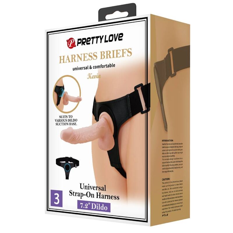 Pretty love - harness briefs arnés universal con dildo