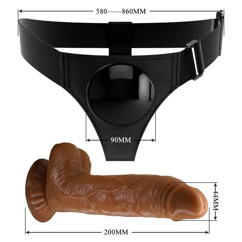 Pretty love - harness briefs arnés universal con dildo