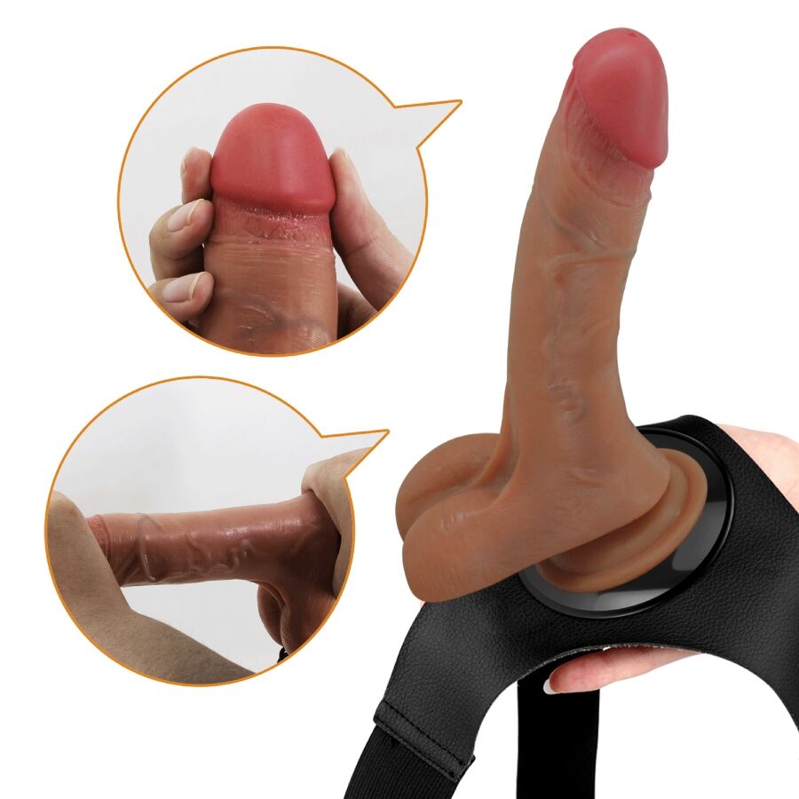 Pretty love - harness briefs universal con dildo vibración