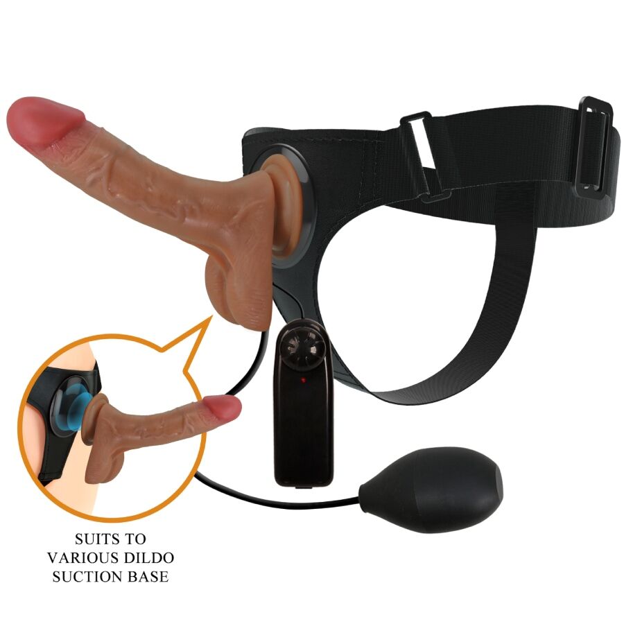 Pretty love - harness briefs universal con dildo vibración