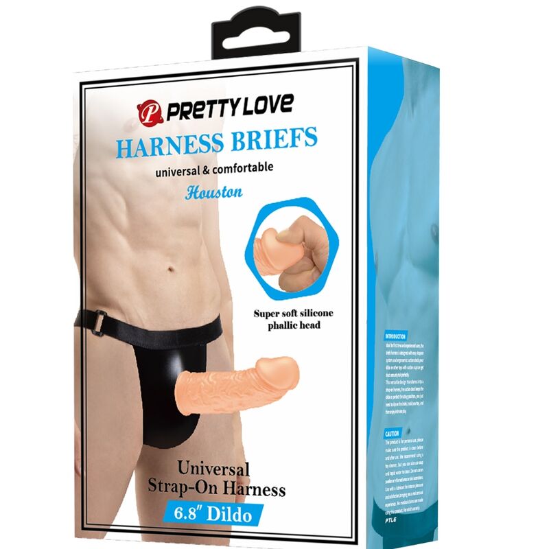 Pretty love - harnnes briefs con didlo incluido