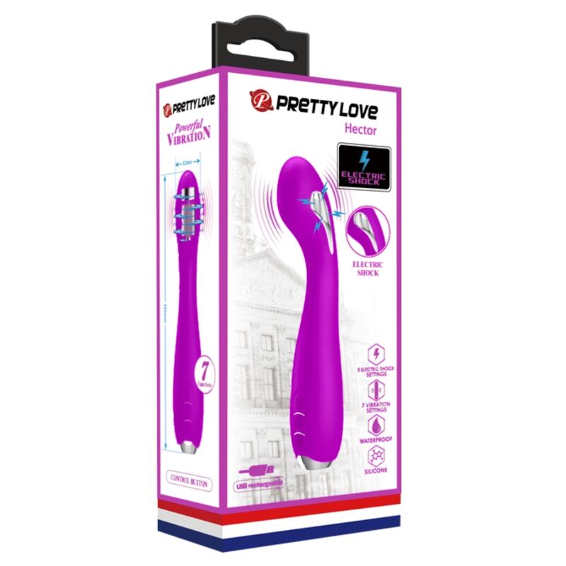 Pretty love - hector vibrador electroshock recargable &