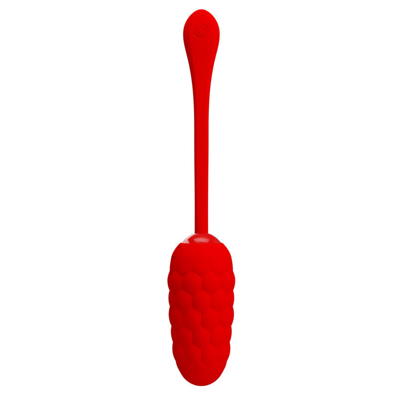 Pretty love - huevo vibrador con textura marina recargable