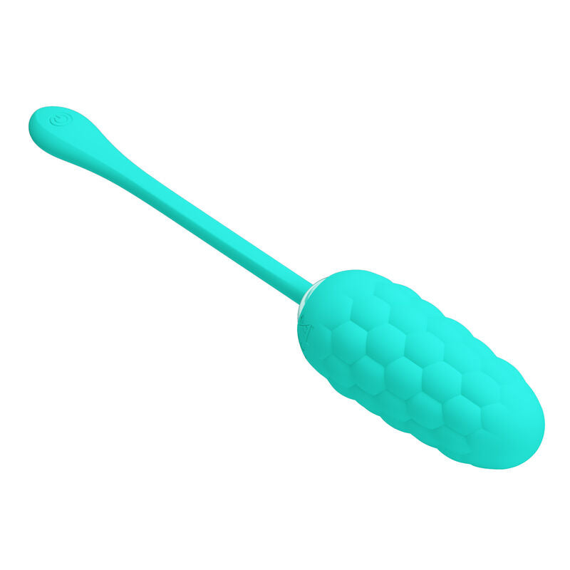 Pretty love - huevo vibrador con textura marina recargable