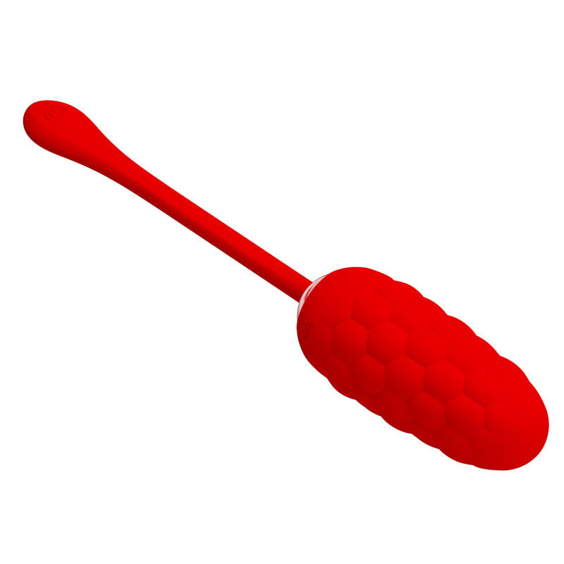 Pretty love - huevo vibrador con textura marina recargable