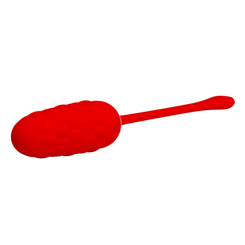 Pretty love - huevo vibrador con textura marina recargable