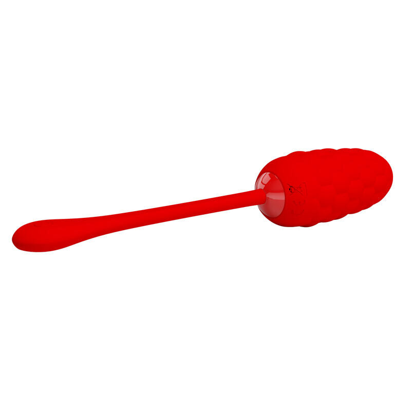 Pretty love - huevo vibrador con textura marina recargable