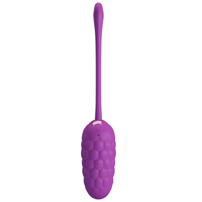 Pretty love - huevo vibrador con textura marina recargable