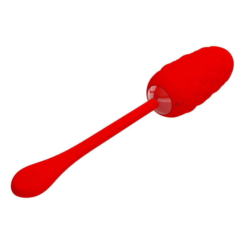 Pretty love - huevo vibrador con textura marina recargable