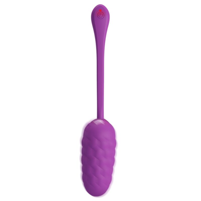 Pretty love - huevo vibrador con textura marina recargable